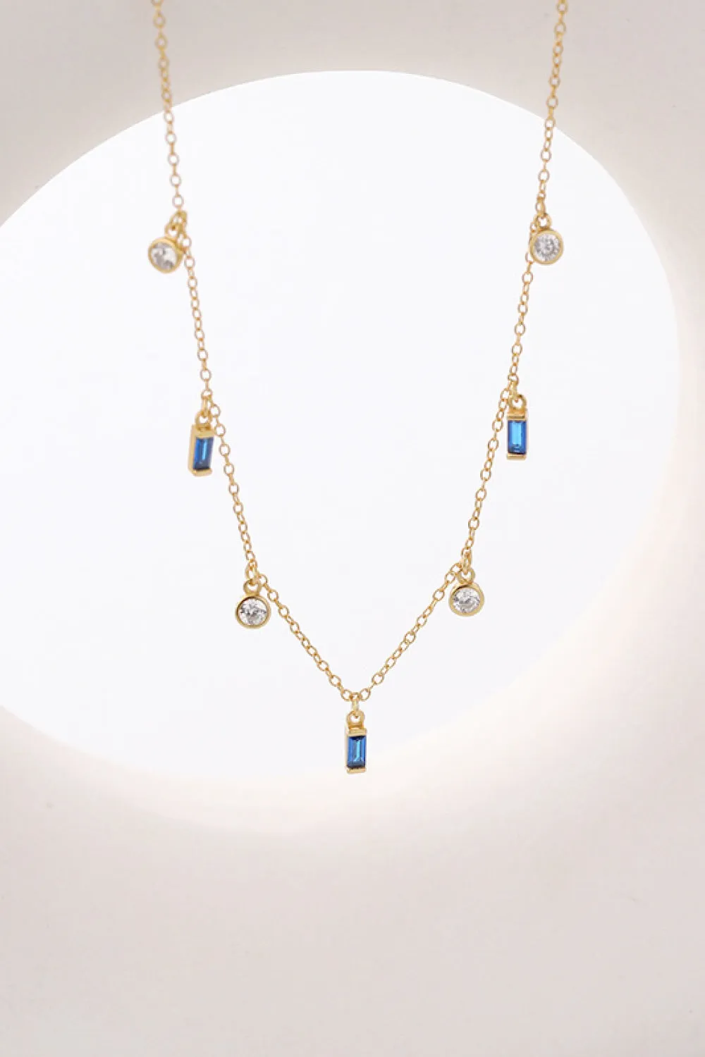 18K Gold Plated Multi-Charm Chain Necklace