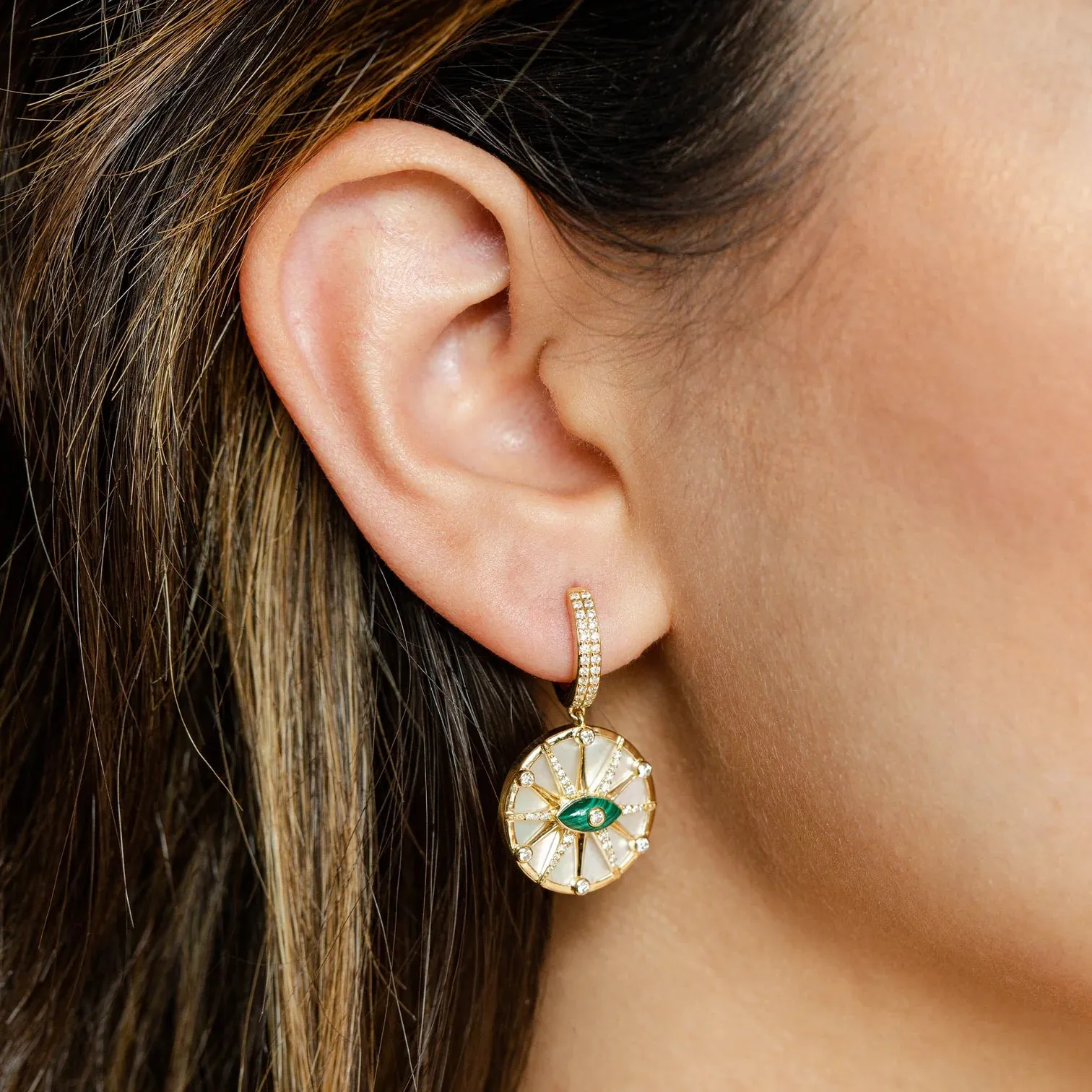 18K O'hara Eye Earrings