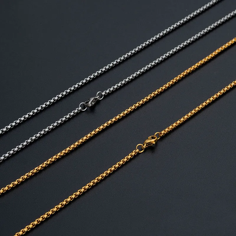 304 Stainless Steel Necklace Rope Simple For Women