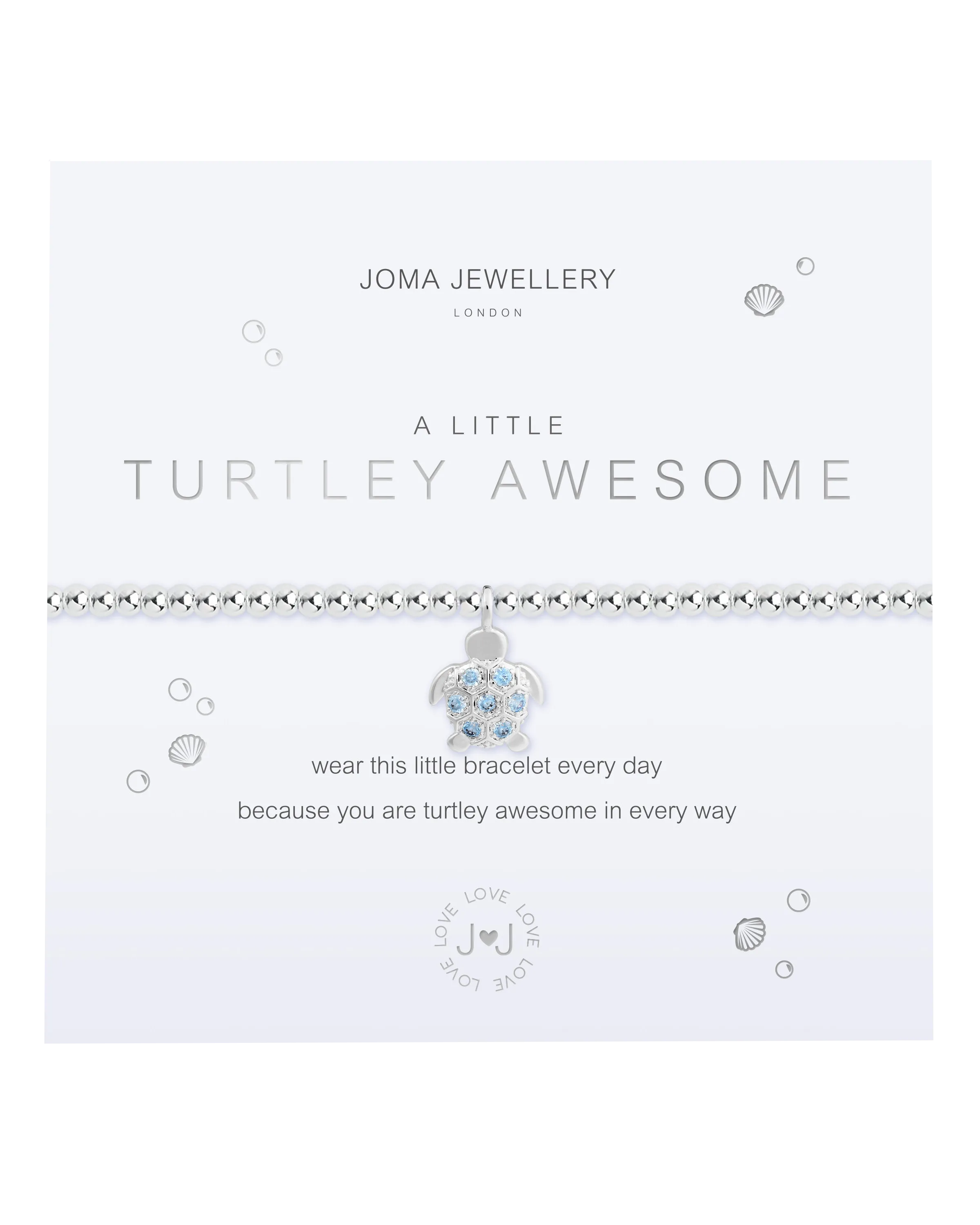 A Little Turtley Awesome Bracelet in Silver