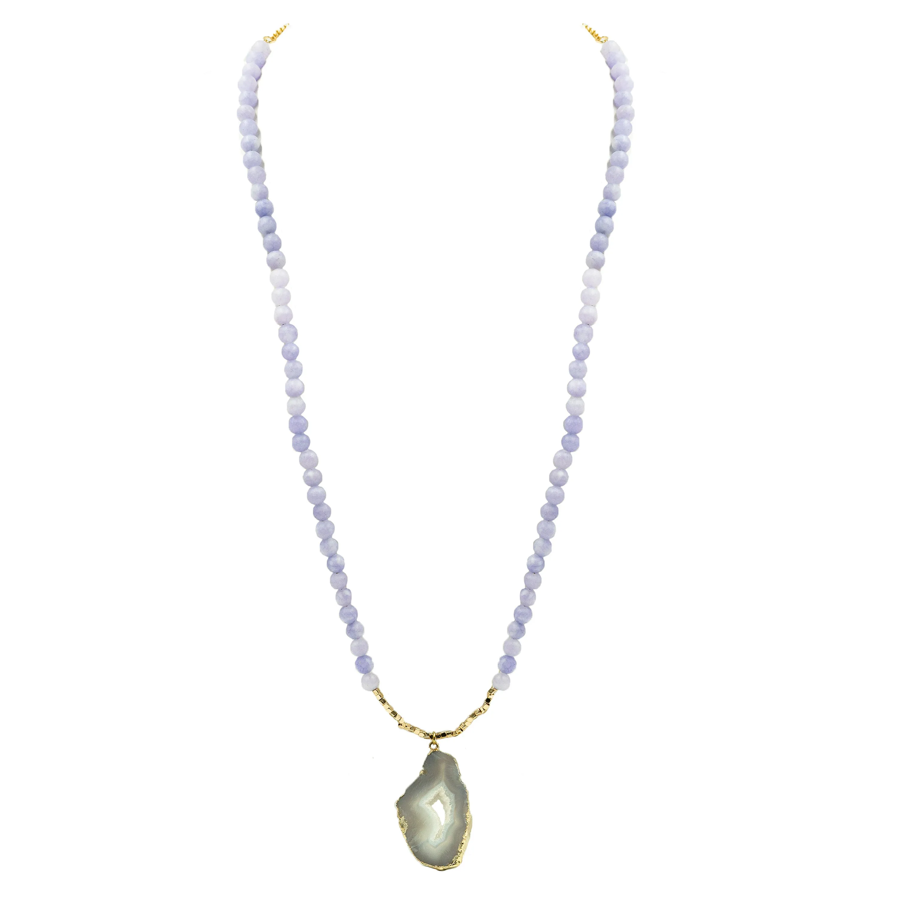 Agate Collection - Lilac Chiffon Necklace (Limited Edition) (Ambassador)