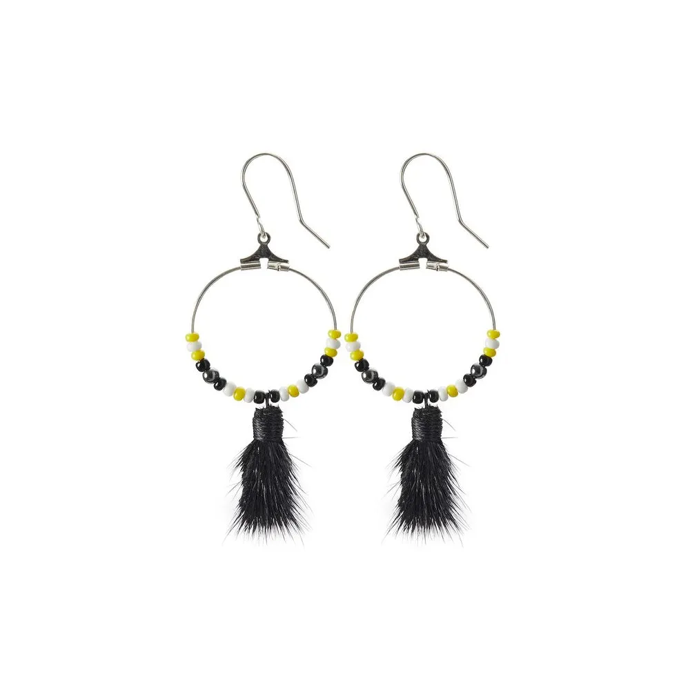 ANUK earrings, small, black