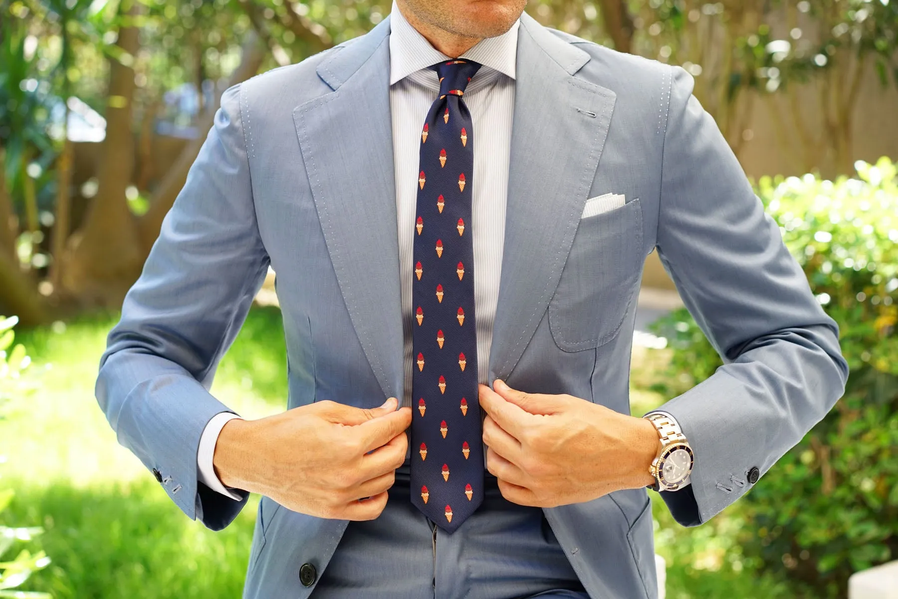 Artemy Ice Cream Skinny Tie