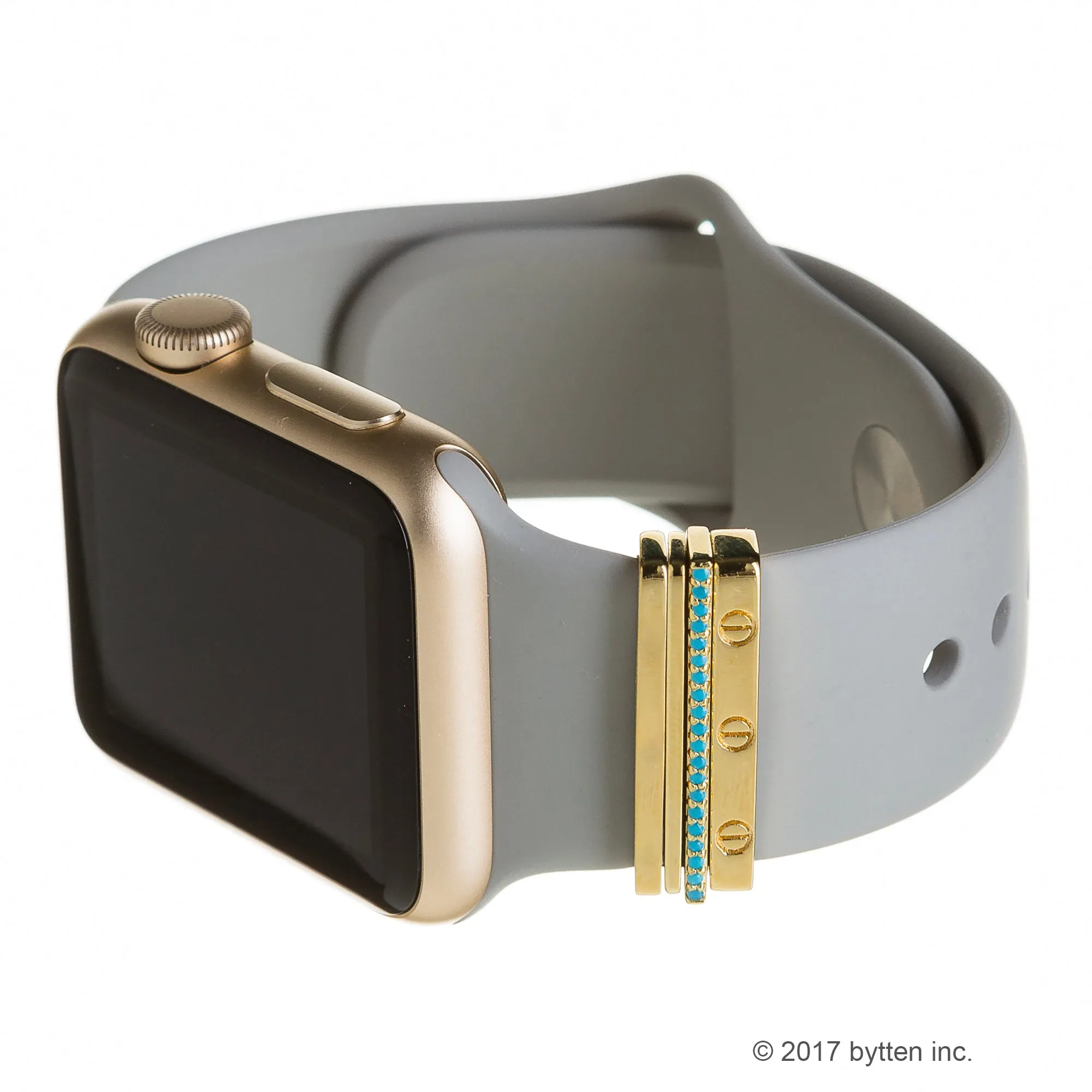 azul stack™ • Apple Watch & Fitbit band accessory