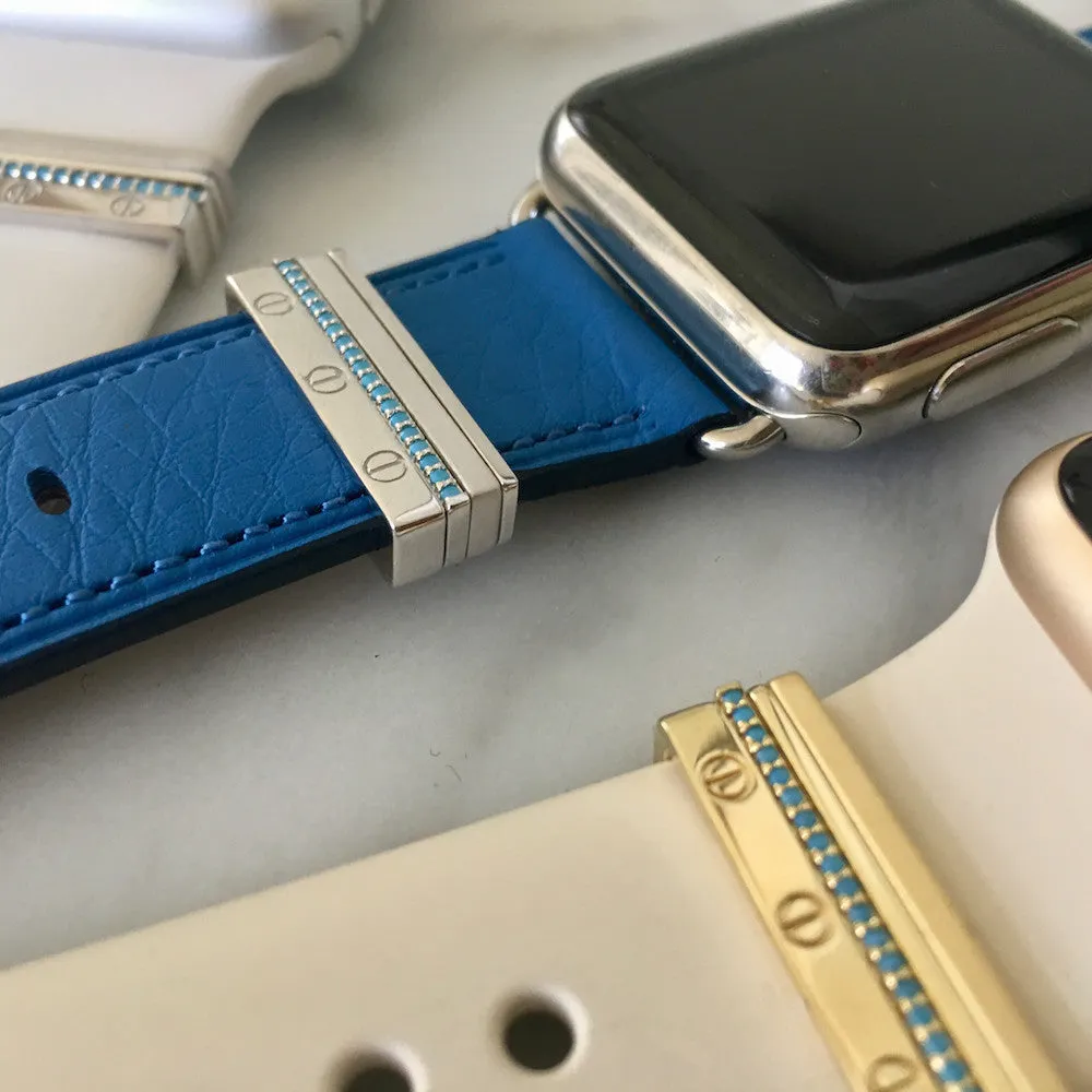 azul stack™ • Apple Watch & Fitbit band accessory