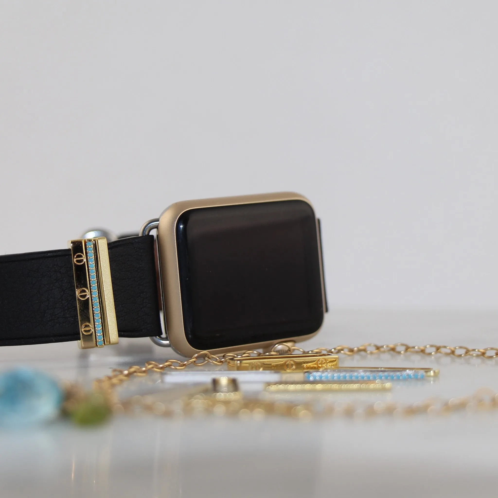 azul stack™ • Apple Watch & Fitbit band accessory