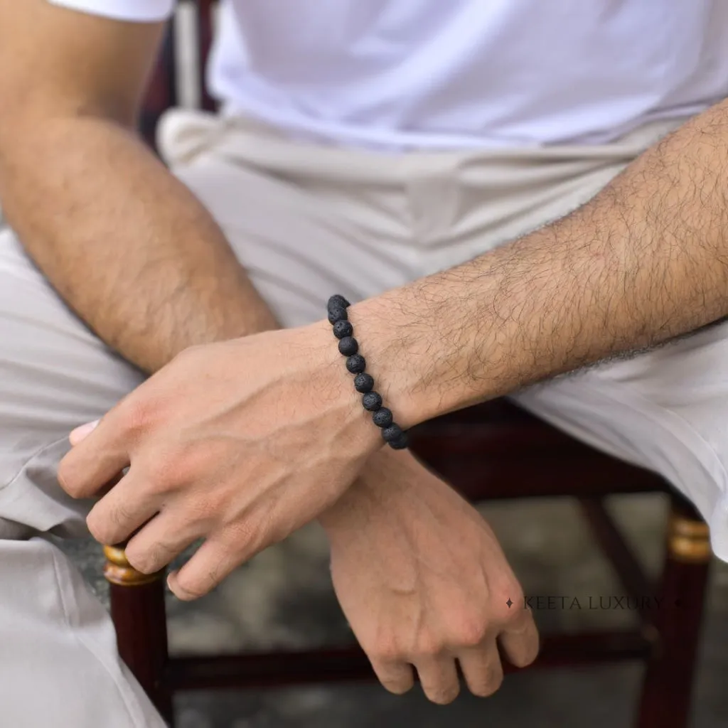 Basic - Lava Bead Bracelet