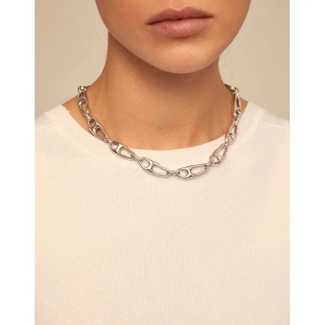 Be The Only One Silver Metal Necklace