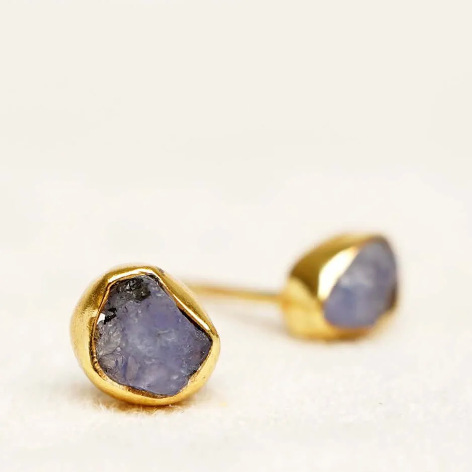 Birthstone Stud Earrings