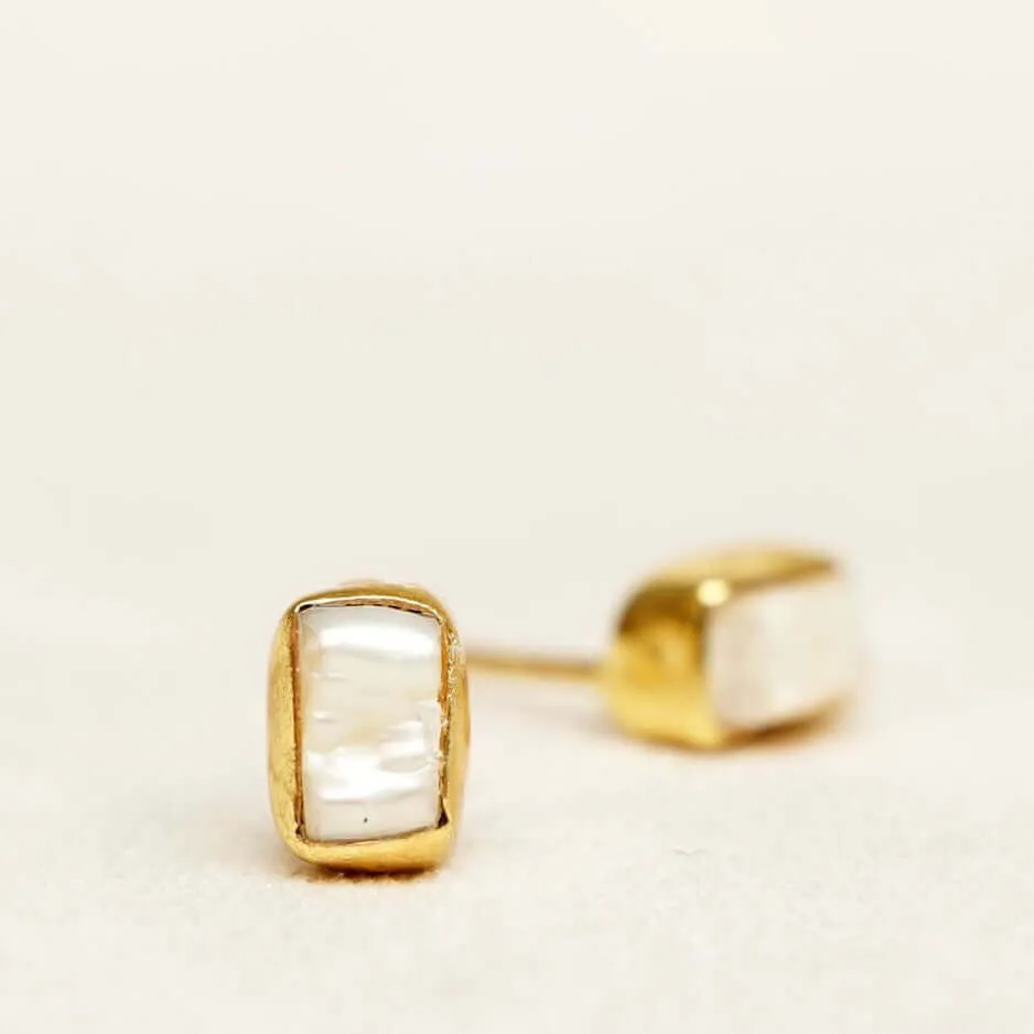 Birthstone Stud Earrings