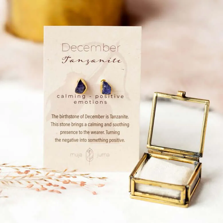 Birthstone Stud Earrings