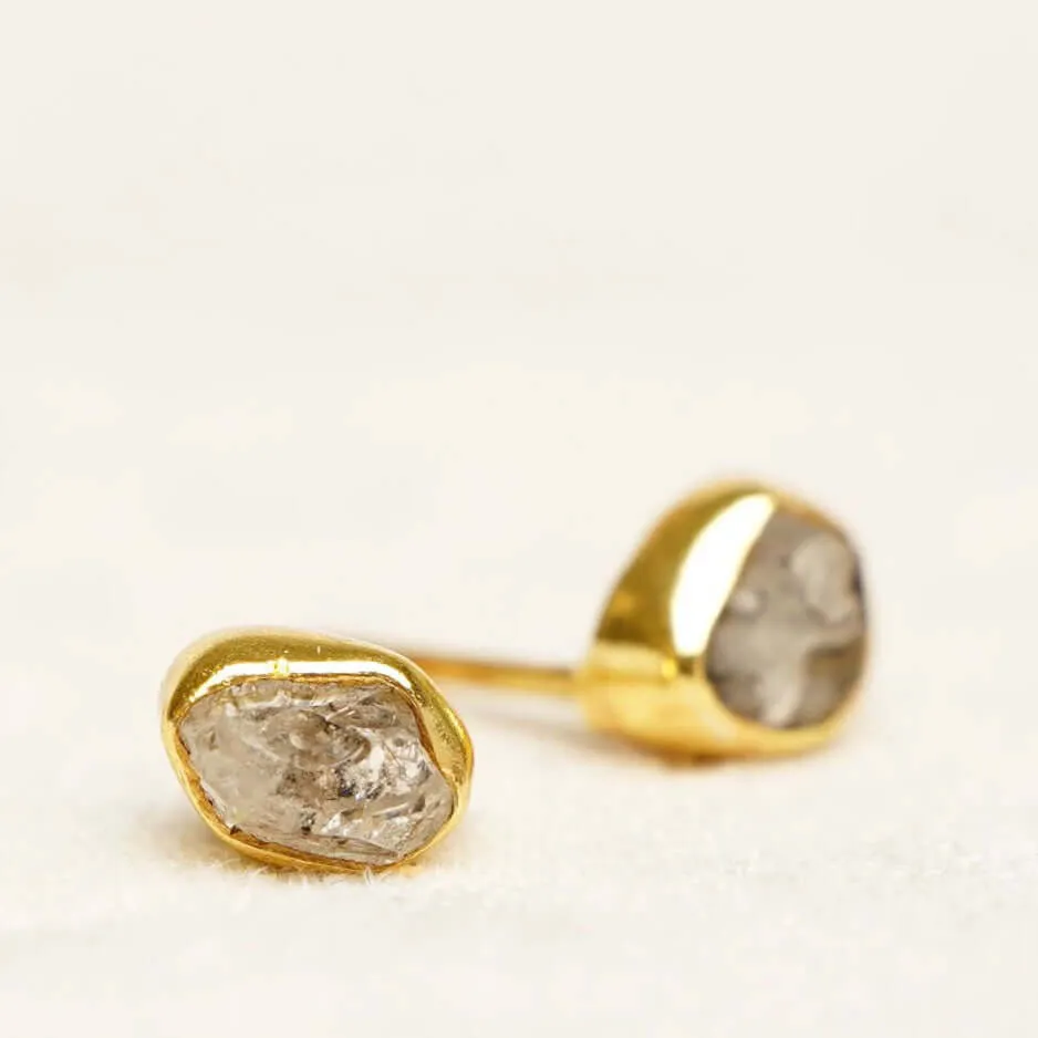 Birthstone Stud Earrings