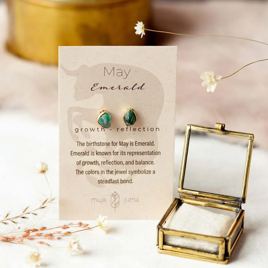 Birthstone Stud Earrings