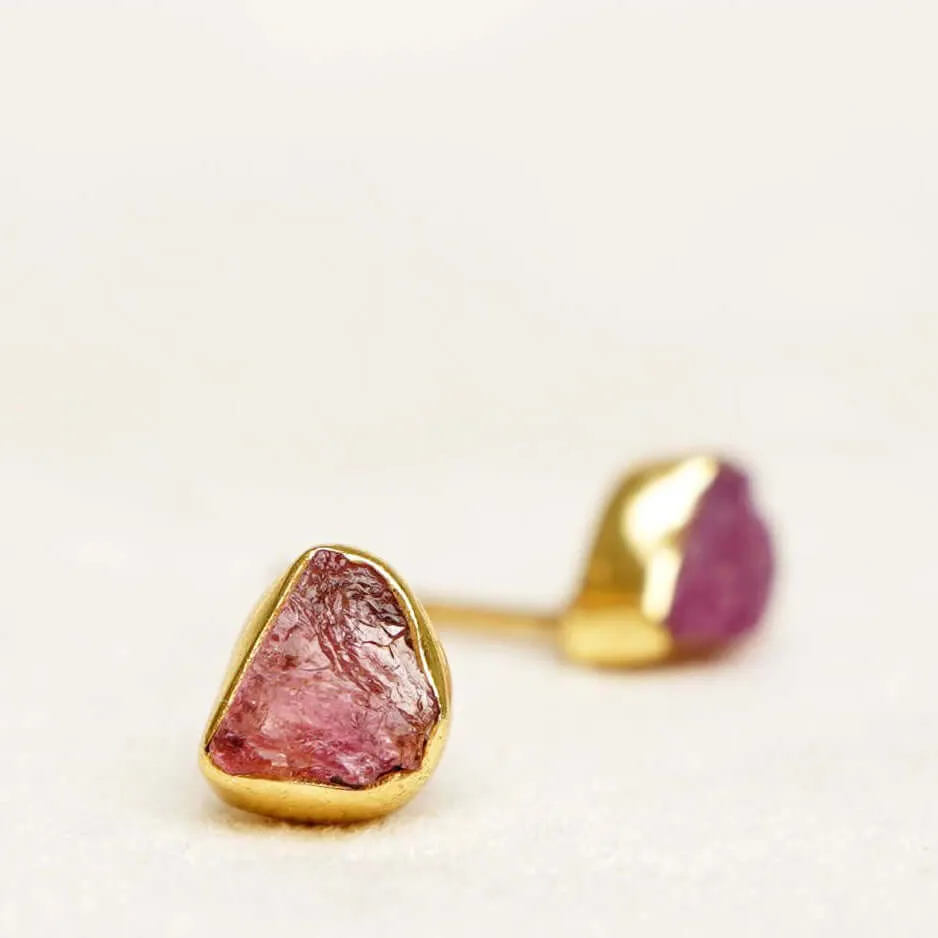 Birthstone Stud Earrings