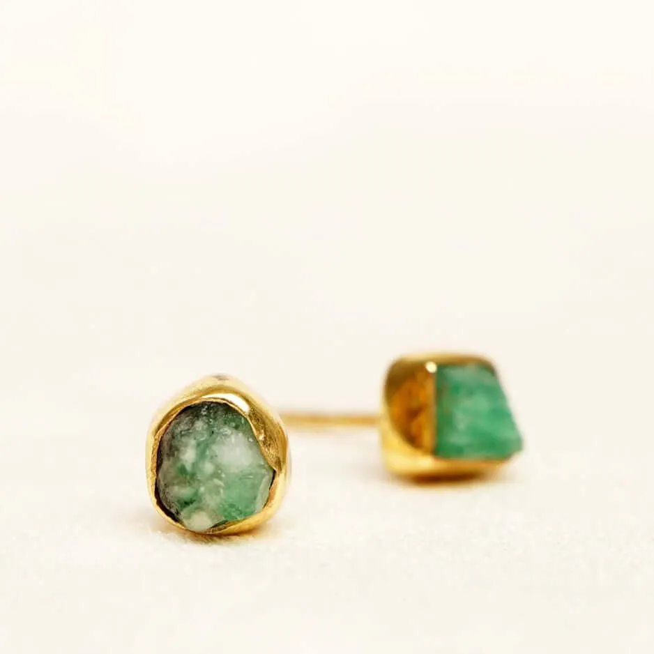 Birthstone Stud Earrings