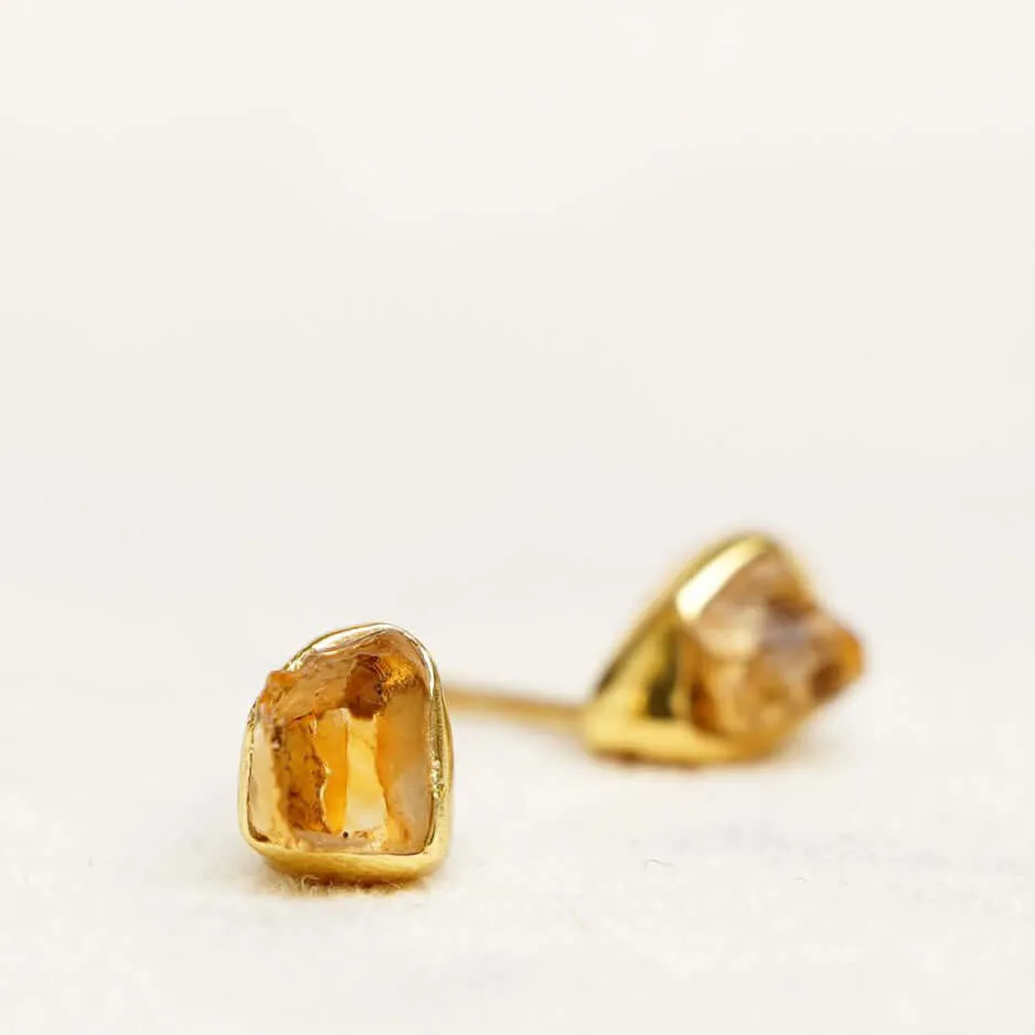 Birthstone Stud Earrings