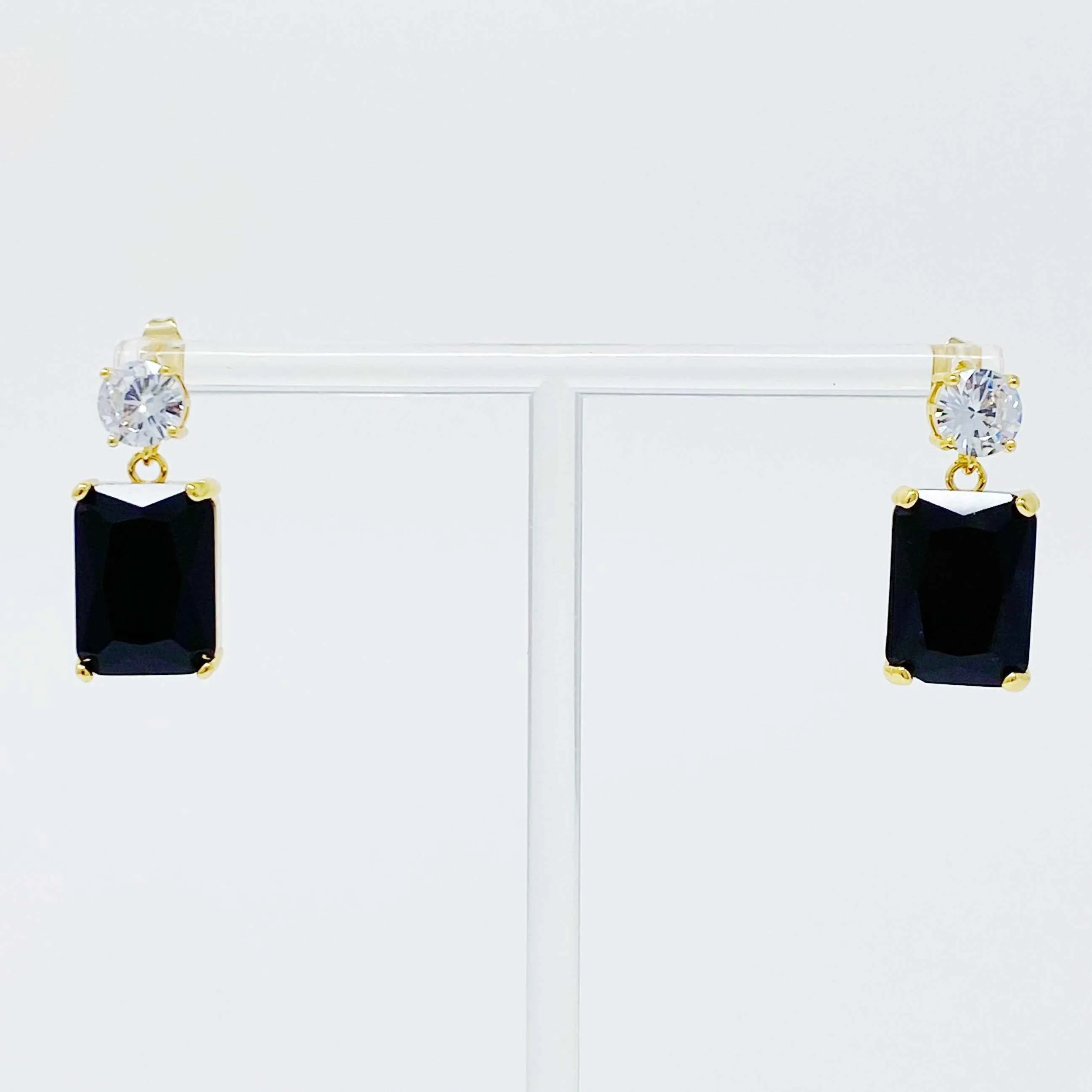 Black Banquet In Castle Jewel Earrings