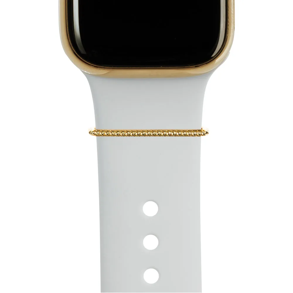 BYOB™ - gold stacking rings • Apple Watch & Fitbit band accessory