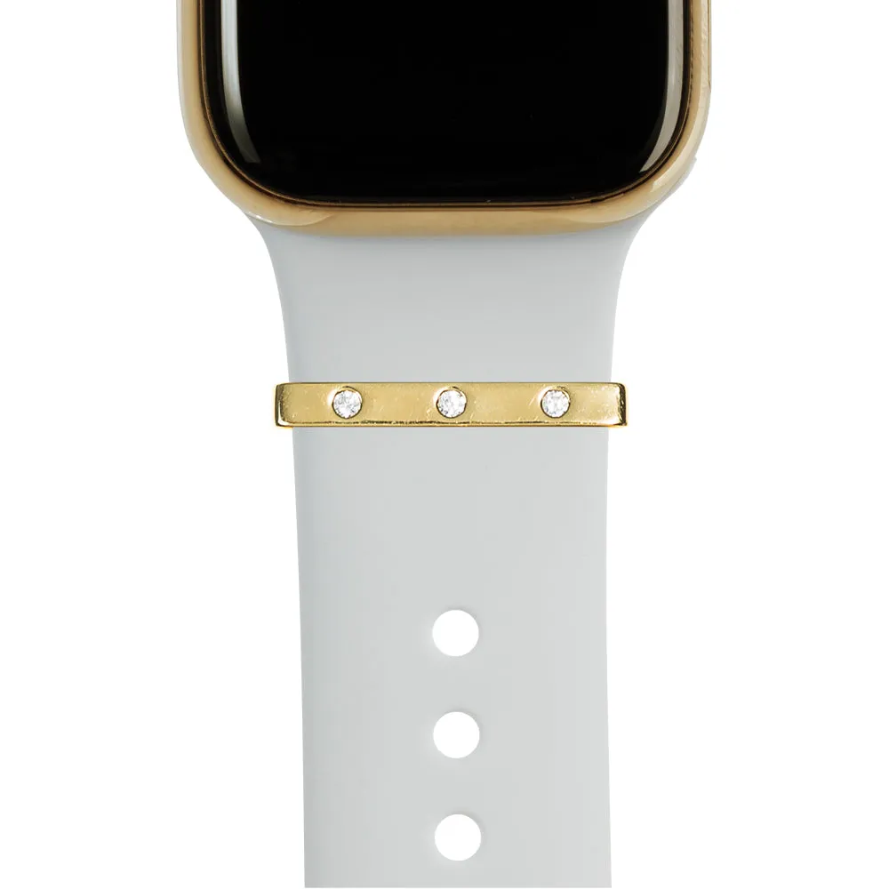 BYOB™ - gold stacking rings • Apple Watch & Fitbit band accessory