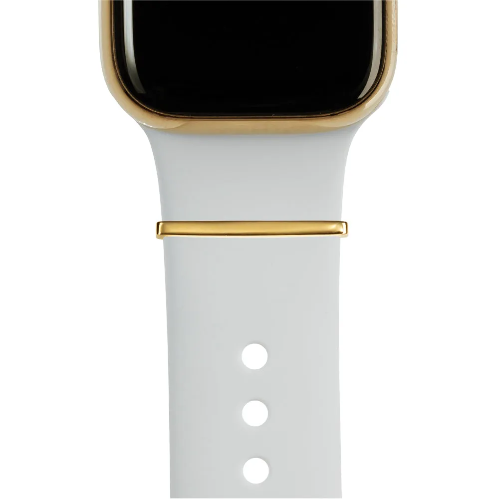 BYOB™ - gold stacking rings • Apple Watch & Fitbit band accessory