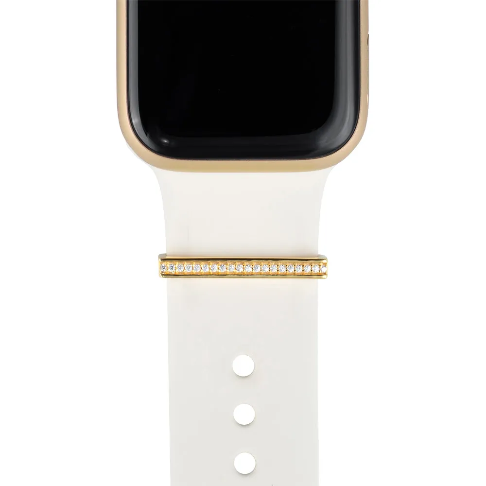 BYOB™ - gold stacking rings • Apple Watch & Fitbit band accessory