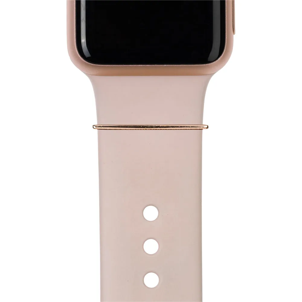 BYOB™ - rose gold stacking rings • Apple Watch & Fitbit band accessory