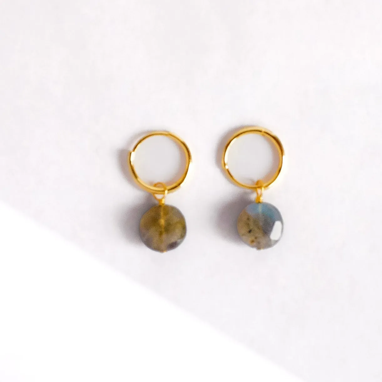 CIVAL Collective Faceted Labradorite Earrings