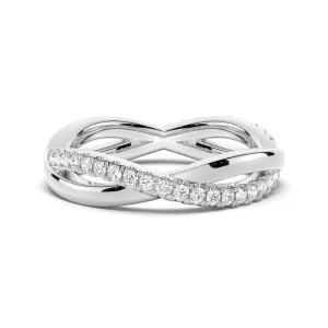 Classic Infinity Moissanite Eternity Wedding Band