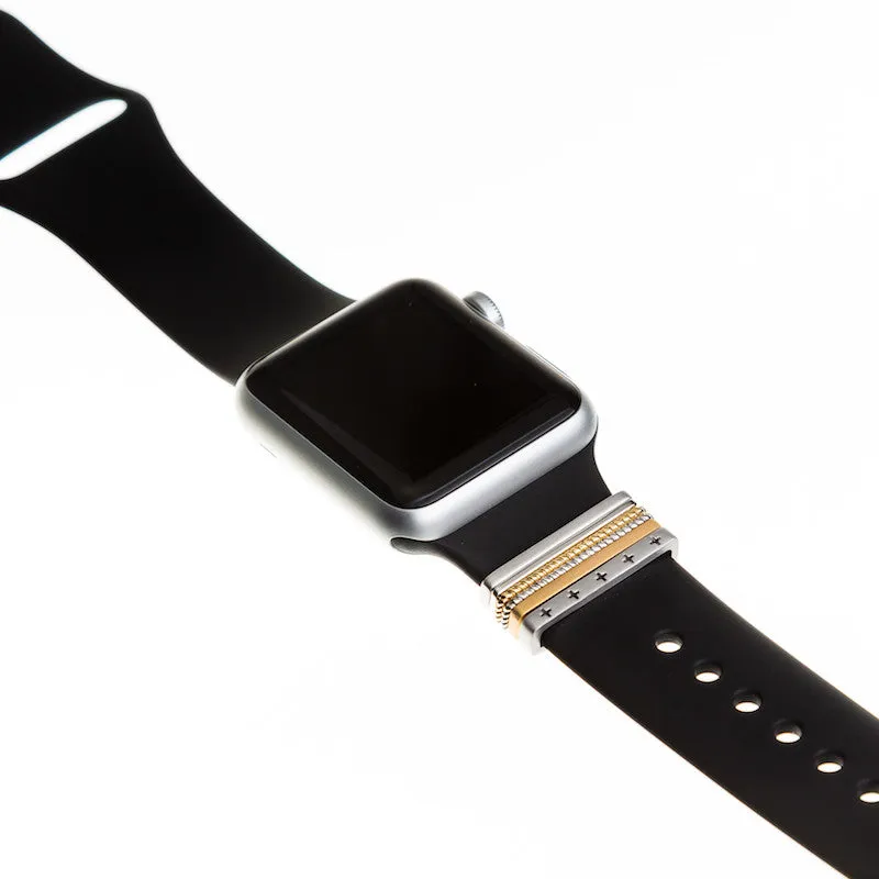 classic stack™ • Apple Watch & Fitbit band accessory