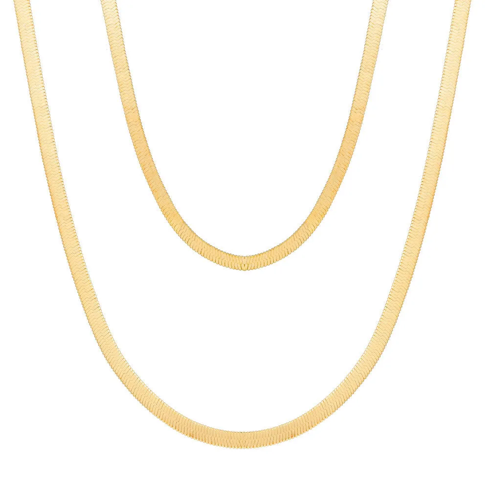 Creative Retro Personality Golden Alloy Clavicle Chain