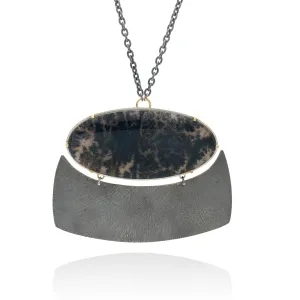 Dendritic Agate Statement Necklace