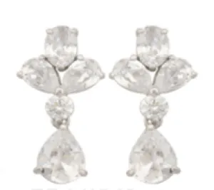 Dezi Cubic Zirconia Drop Earrings