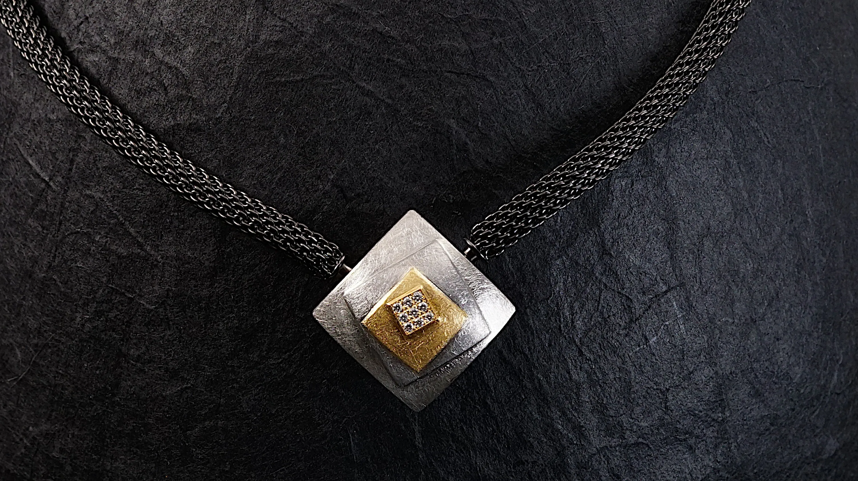 Diamond Square Pendant