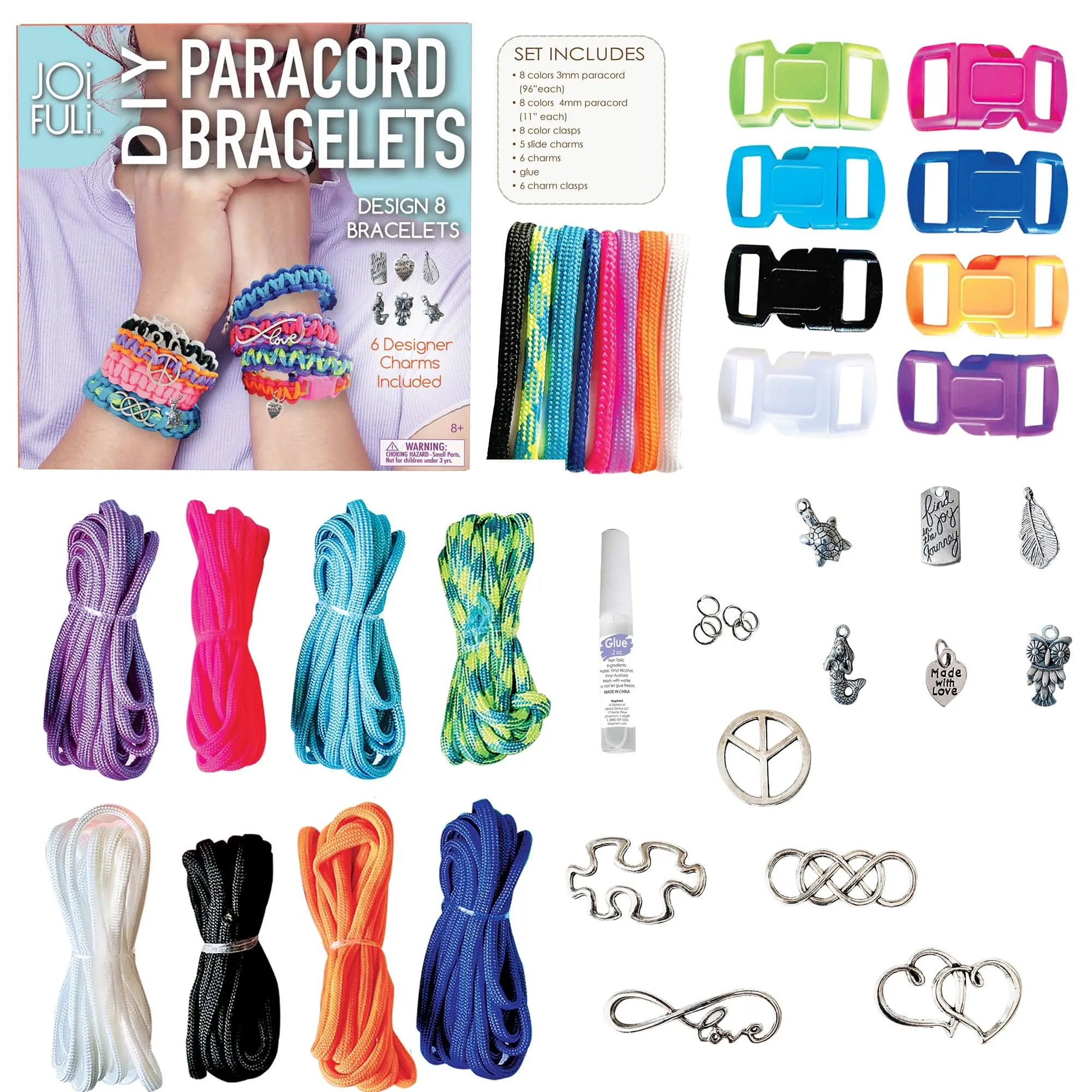 DIY Paracord Friendship Bracelets - Crafts Kit