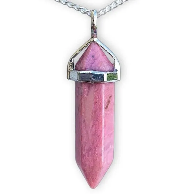 Double Point Gemstone Necklace