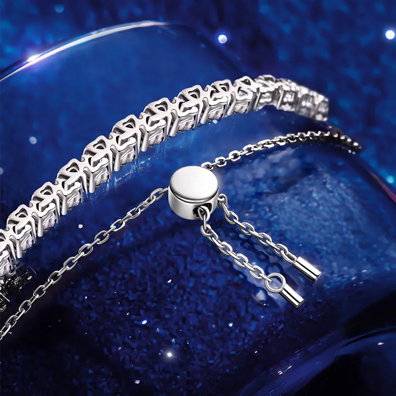 FANCIME “Starry Romance”  Shining Tennis Sterling Silver Bracelet