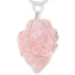 Gemstone Arrowhead Pendant Necklace