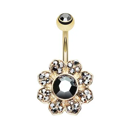 Gold Avens Flower Belly Bar