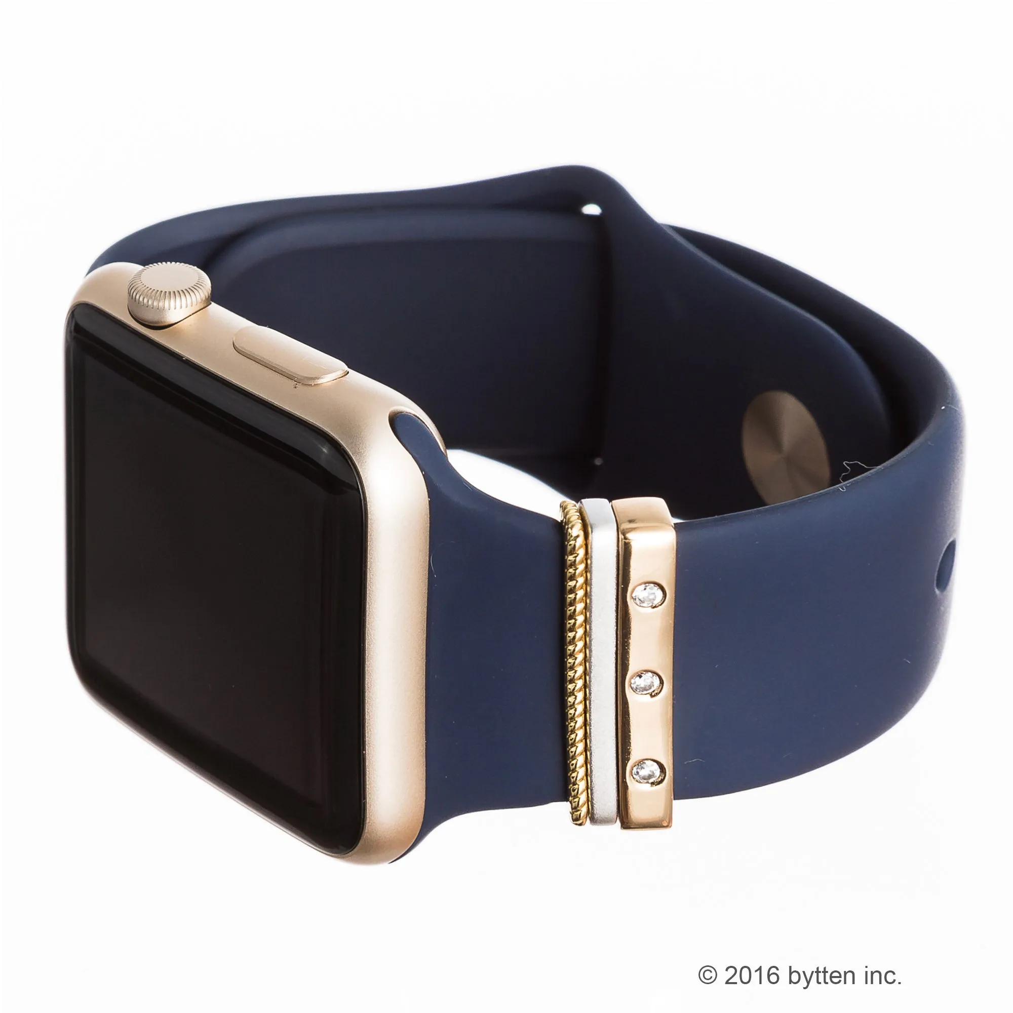 gold mini glam stack™ • Apple Watch & Fitbit band accessory