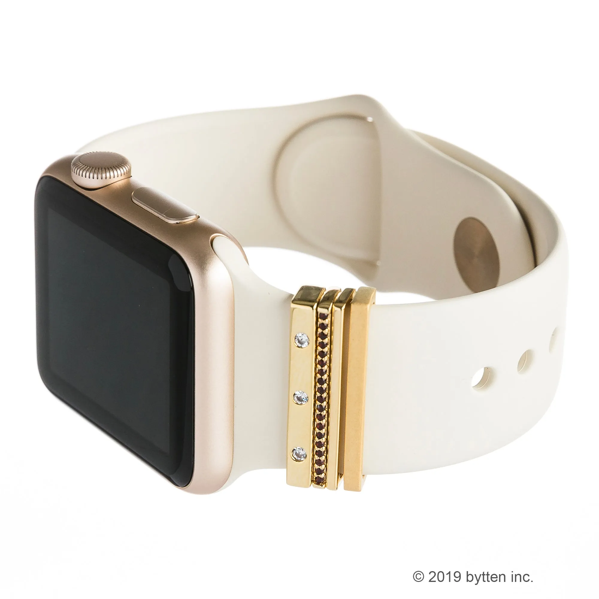 gold Monaco stack™ • Apple Watch & Fitbit band accessory