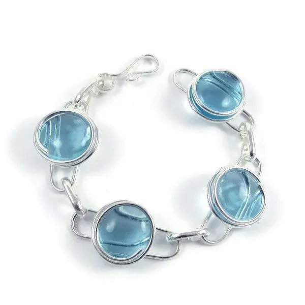 Infinity Bracelet - Sky Blue