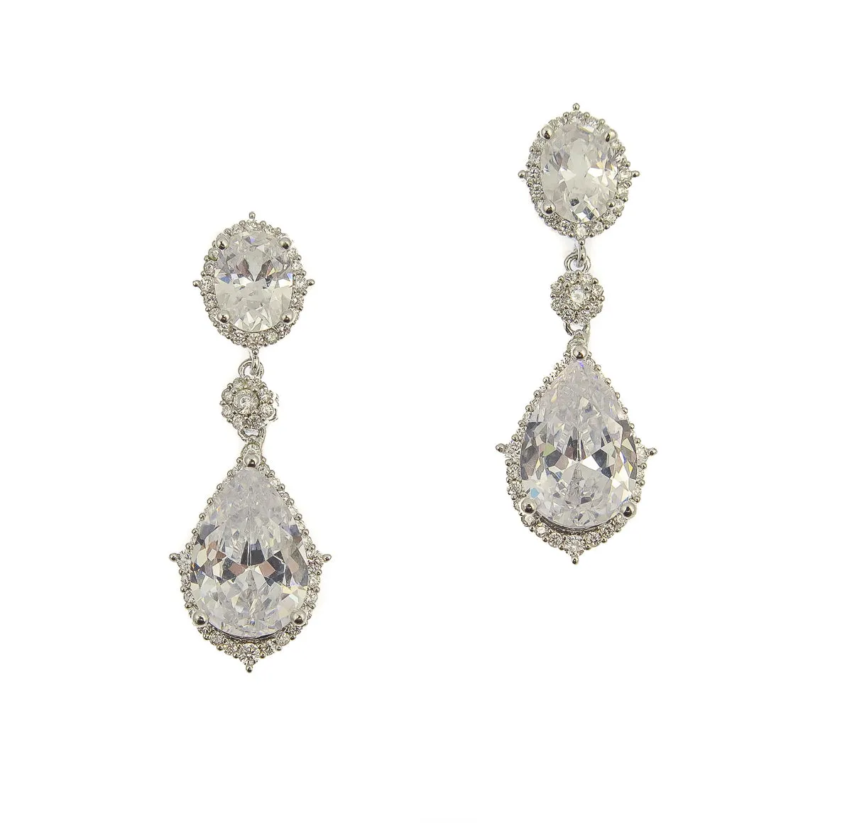 Isla Crystal Dangle Earrings