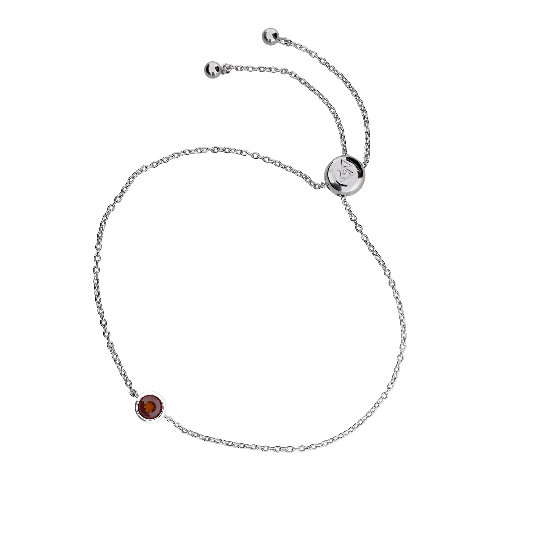 January Birthstone Bracelet - Garnet