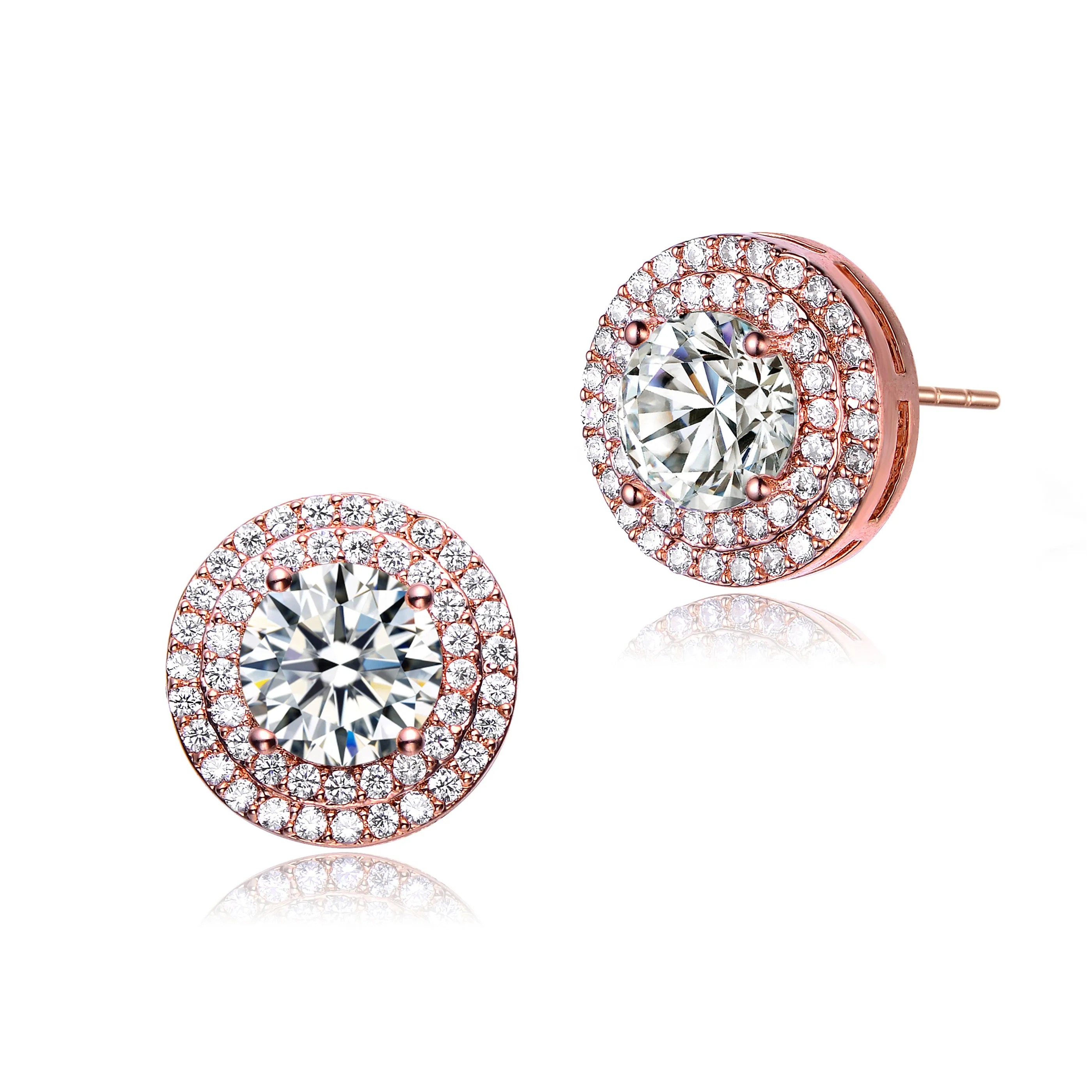 La Scène Double Halo Stud Earrings