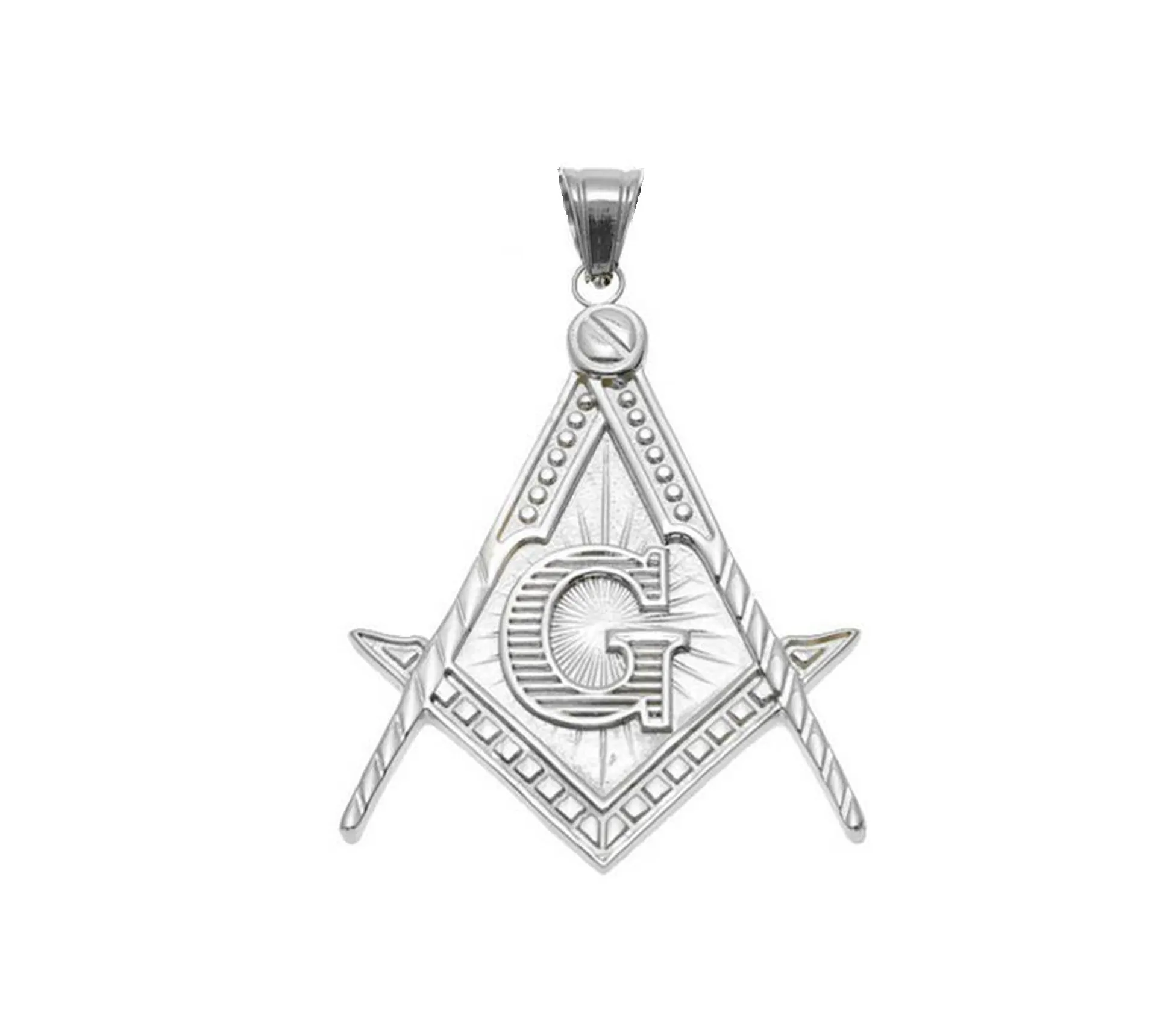 Master Mason Blue Lodge Necklace - Various Titanium Steel Colors