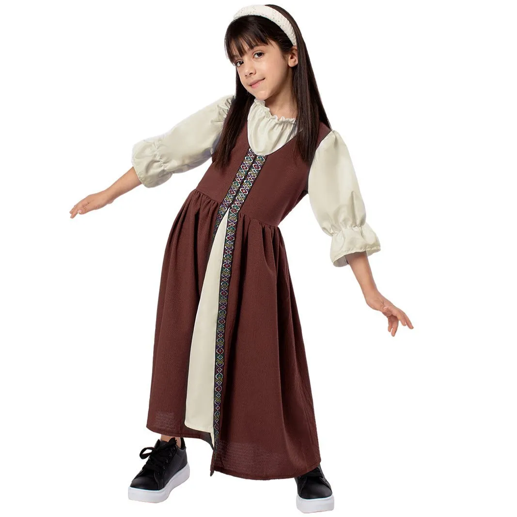 Medieval Palace Dress Vintage Kids Party Halloween Cosplay Costumes