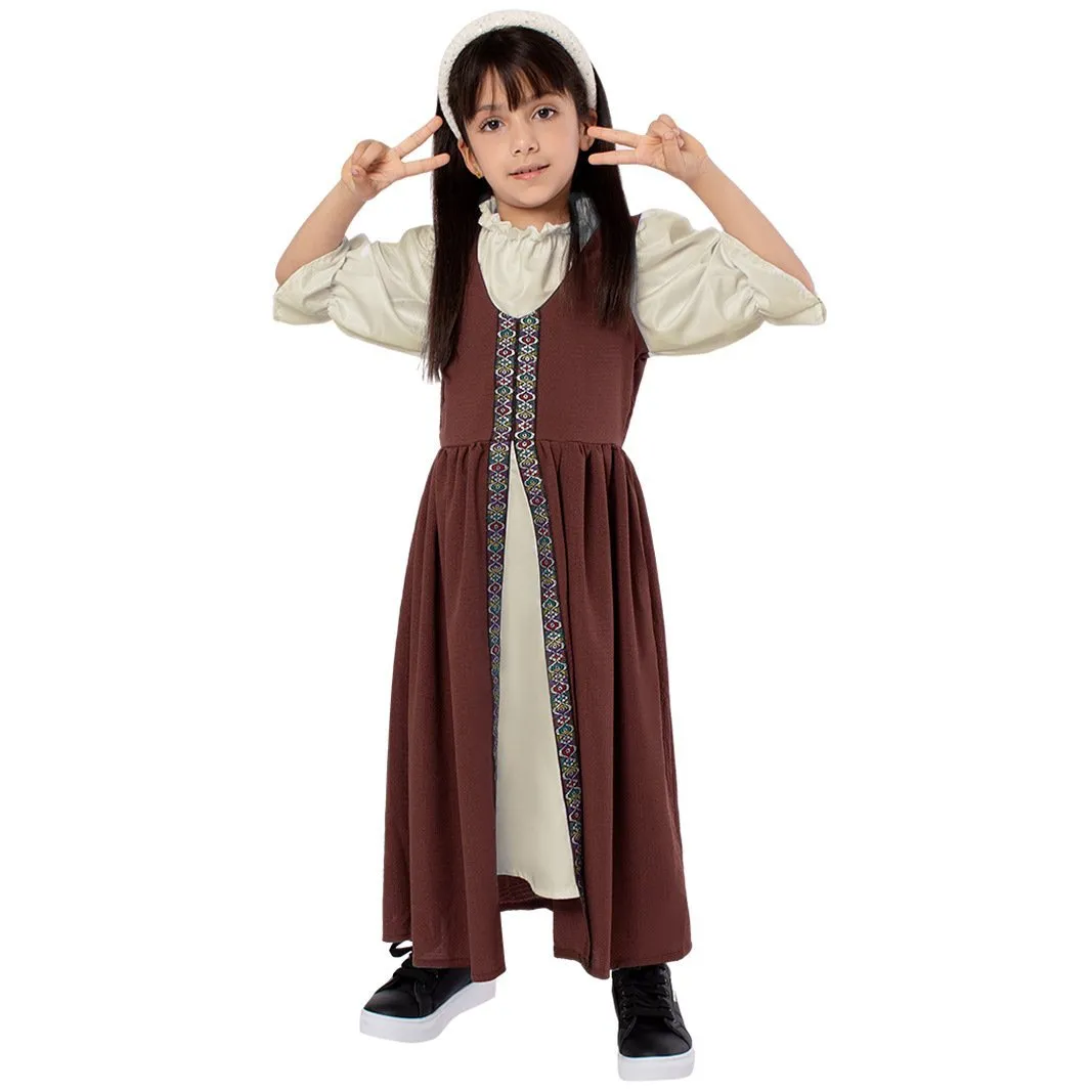 Medieval Palace Dress Vintage Kids Party Halloween Cosplay Costumes