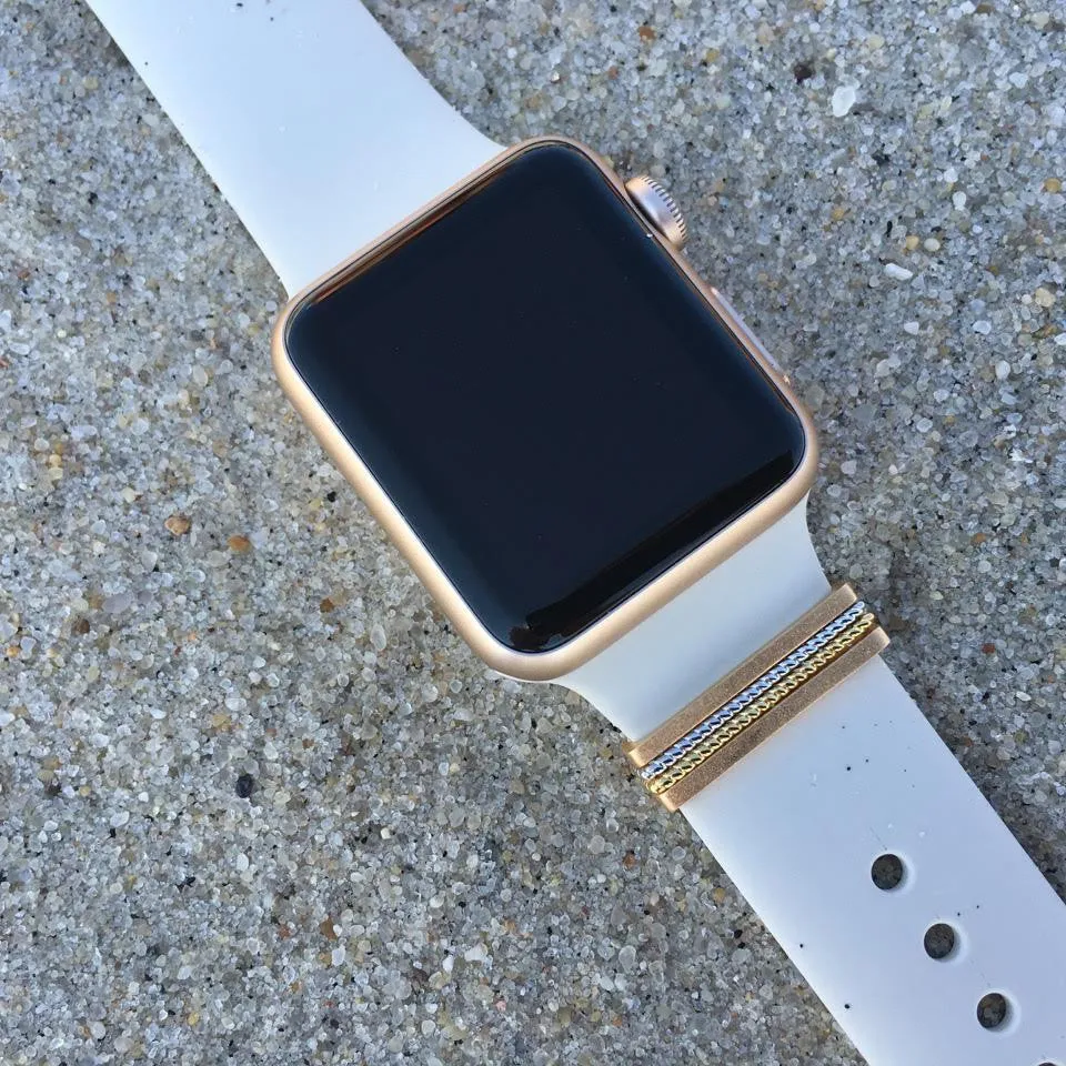 mini classic stack™ • Apple Watch & Fitbit band accessory