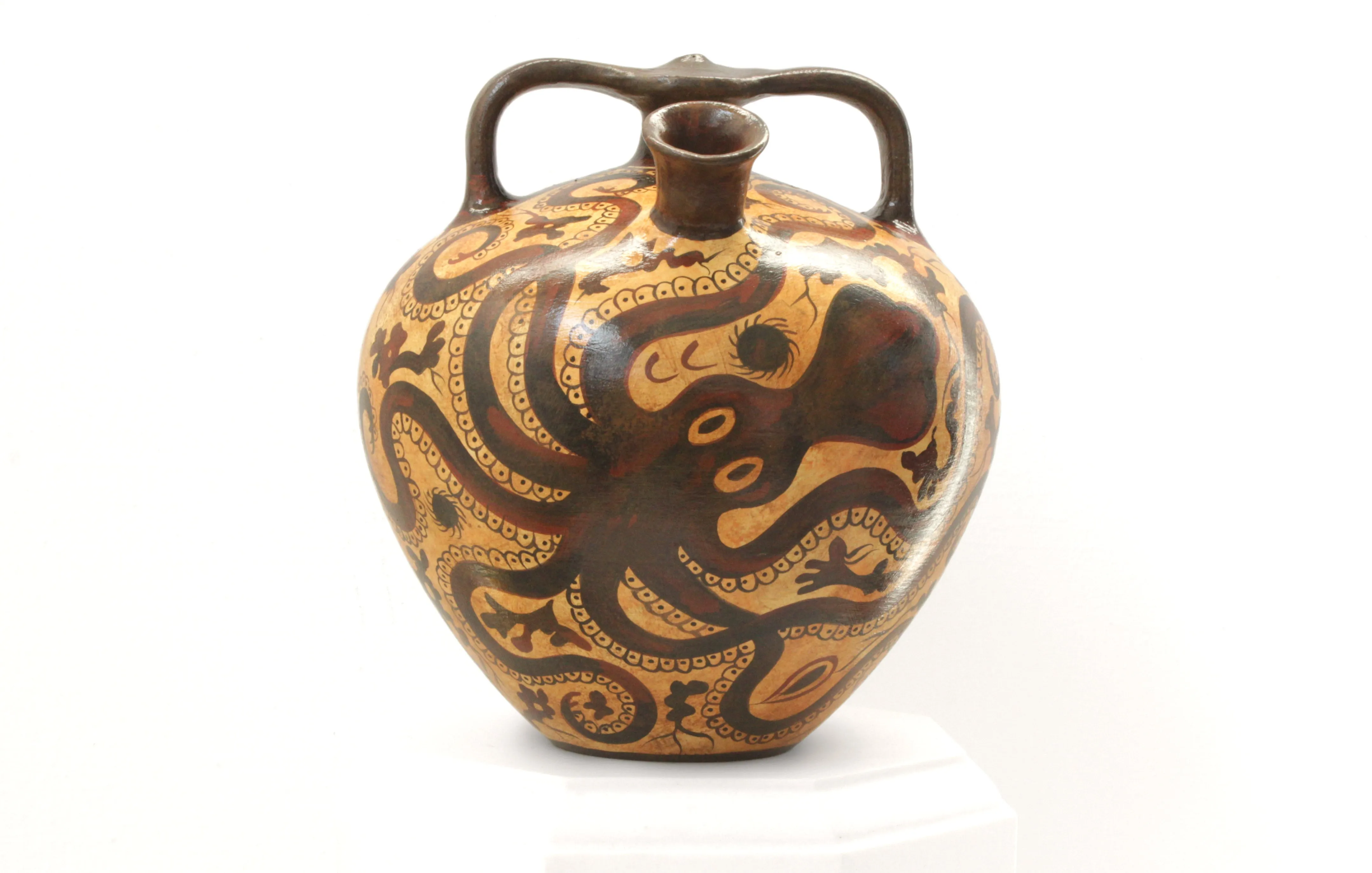 Minoan Octopus Vase Amphora