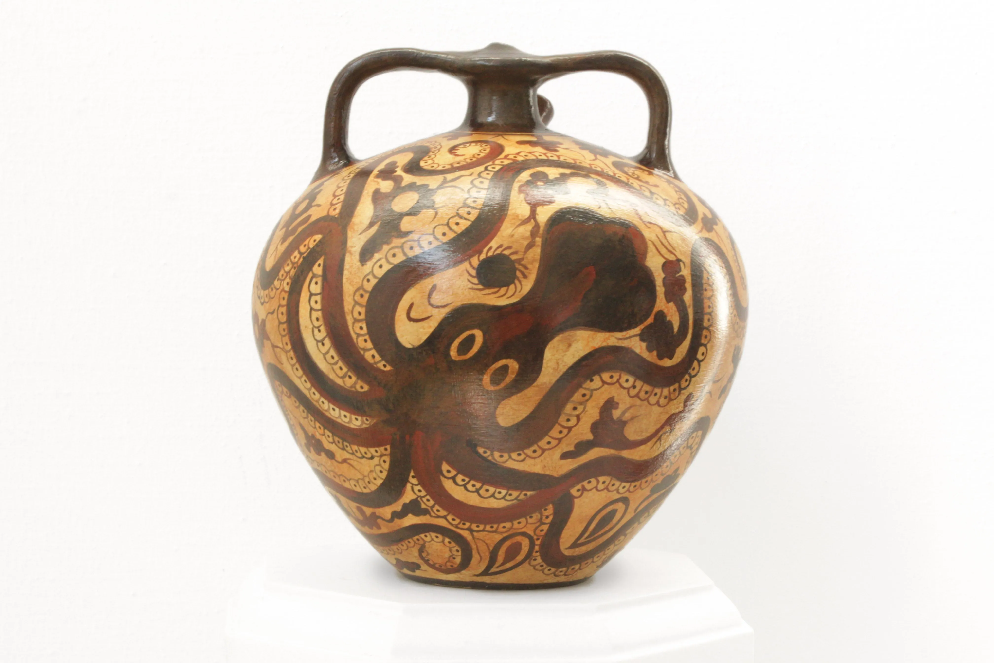 Minoan Octopus Vase Amphora